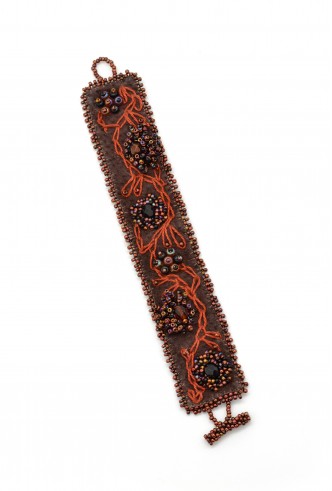 Leather Flowers Bracelet Leather Flowers Bracelet